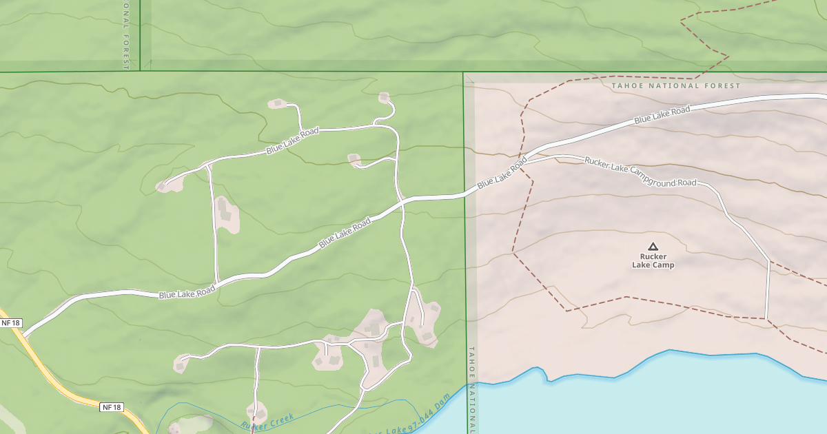 Map preview of BLUE LAKE