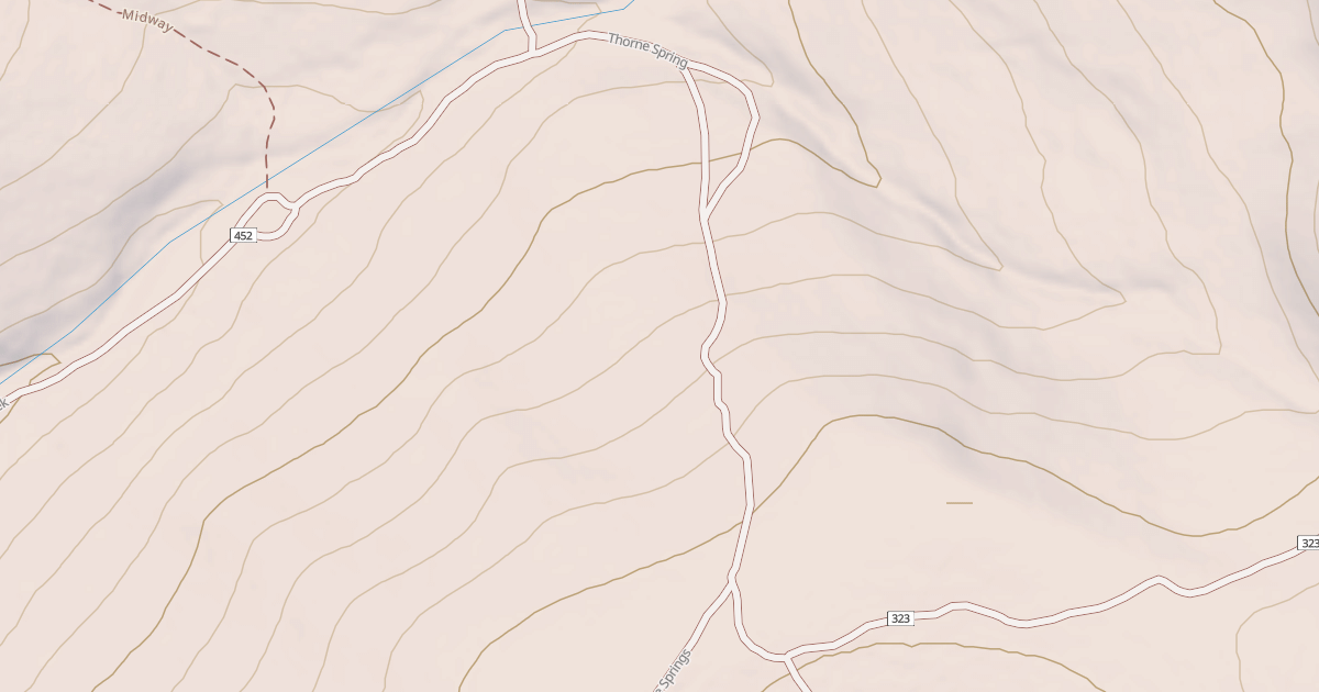 Map preview of Thorne Spring