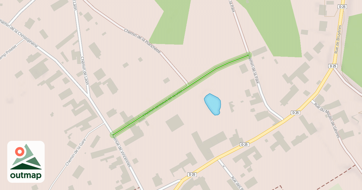 Map of Chemin dessous de la Ville