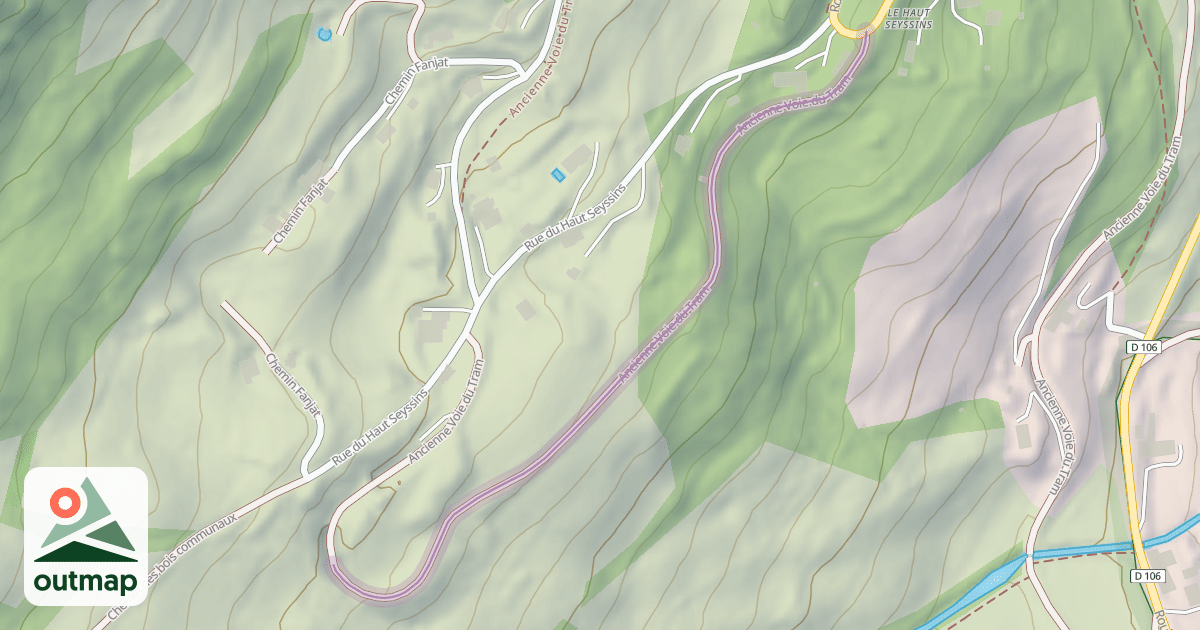 Map of Ancienne Voie du Tram