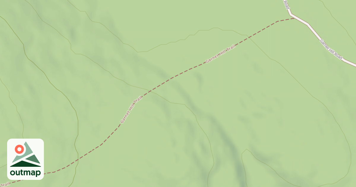 Map of Garnett Hill Trail