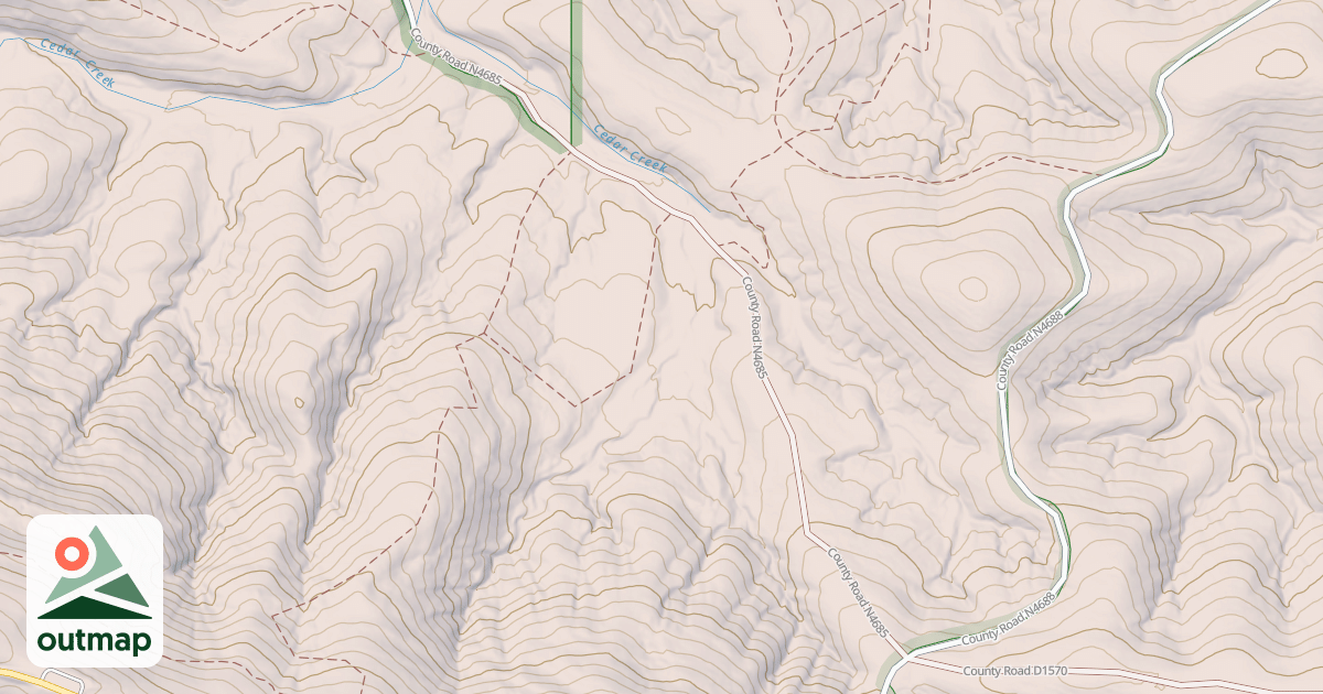 Map of GOLDVILLE