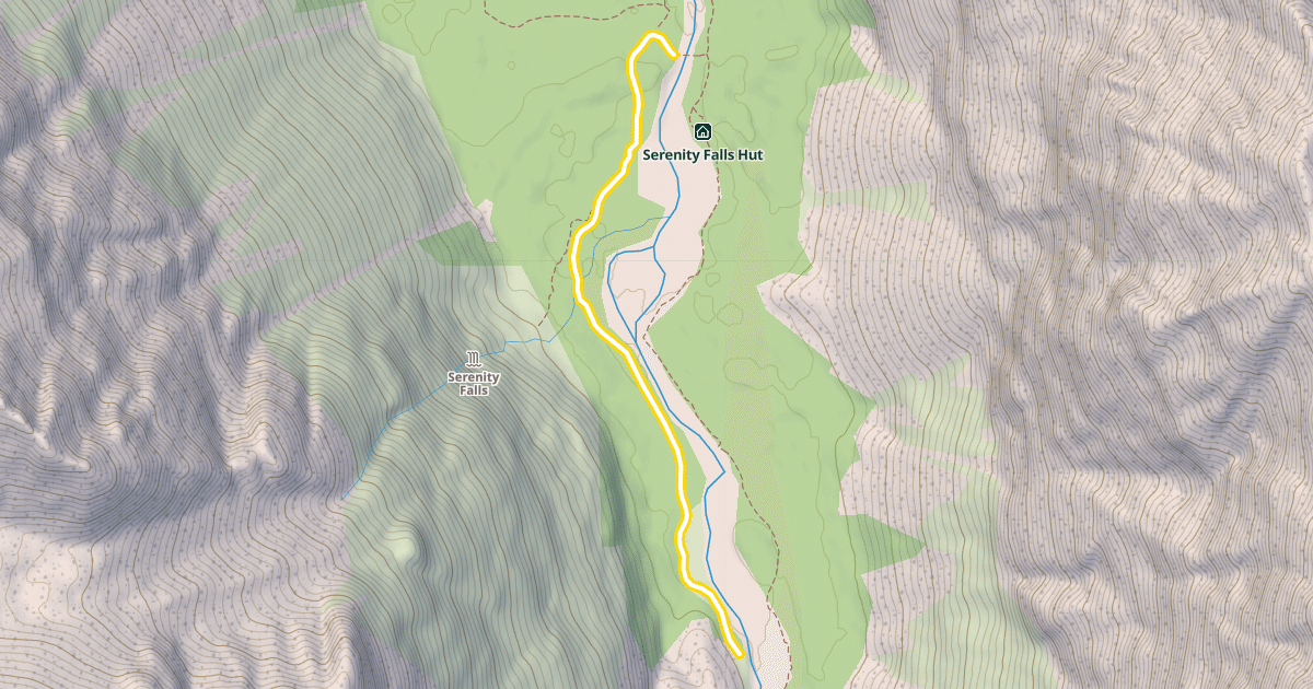 Map preview of Eklutna Lakeside Trail