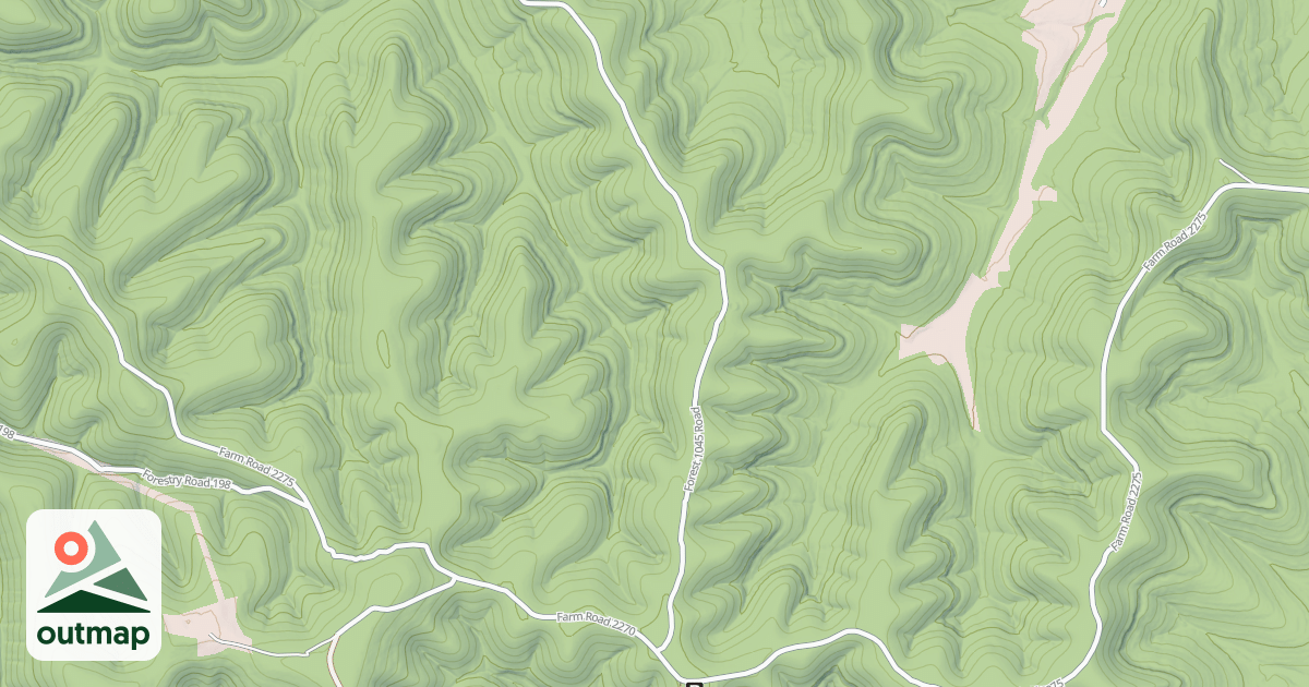 Map of PINE HOLLOW