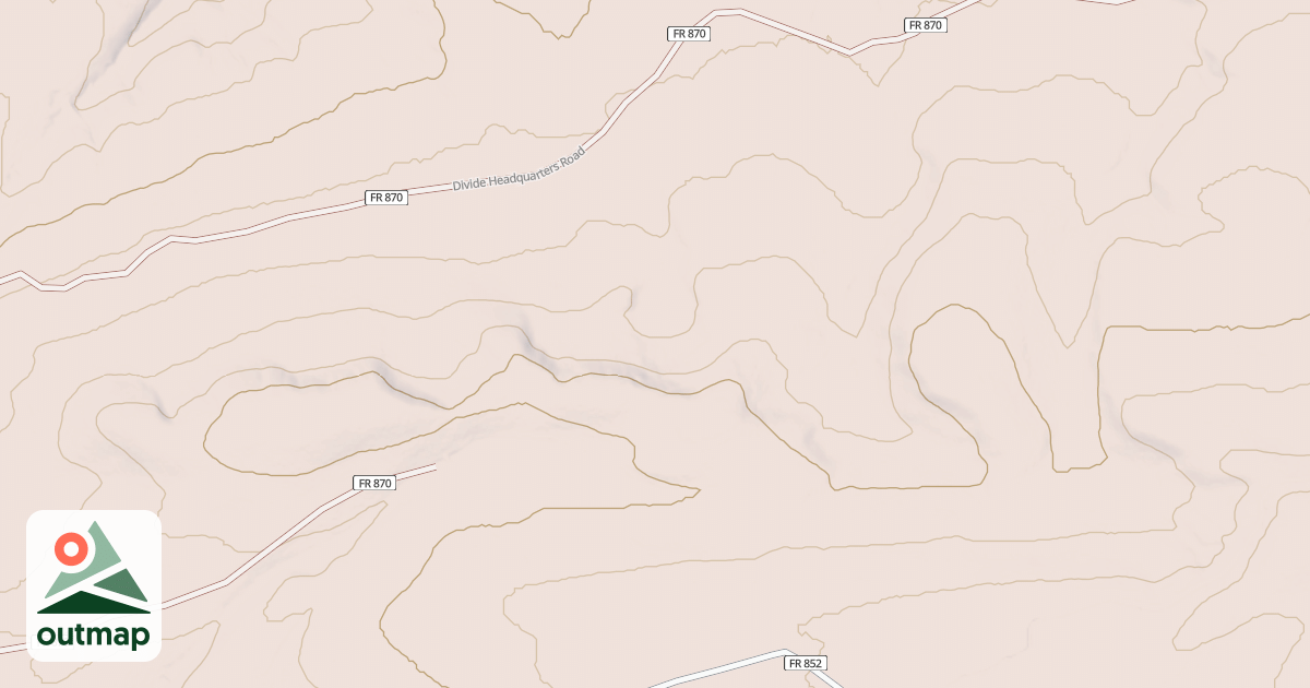 Map of DIVIDE HDQ SPUR 1A
