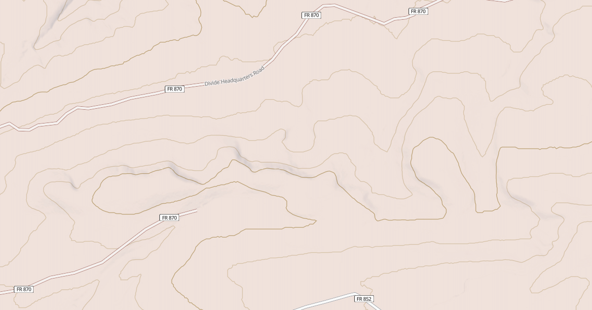 Map preview of DIVIDE HDQ SPUR 1A