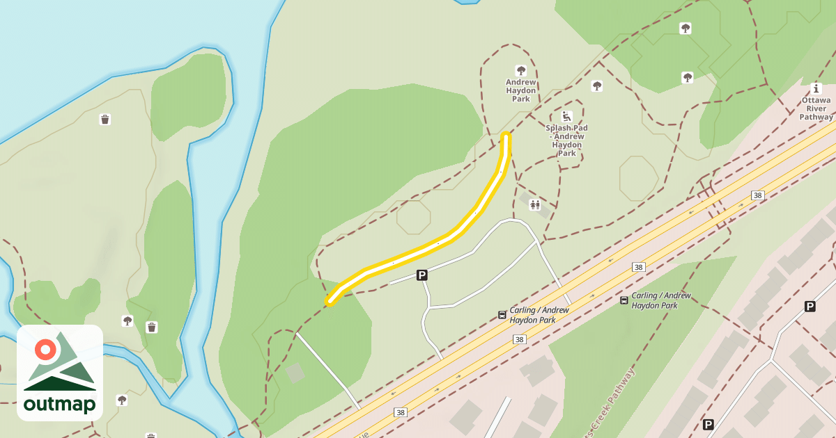 Map of Andrew Haydon Entrance