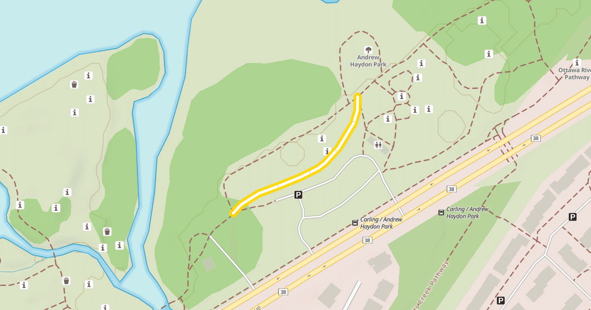 Map preview of Andrew Haydon Entrance