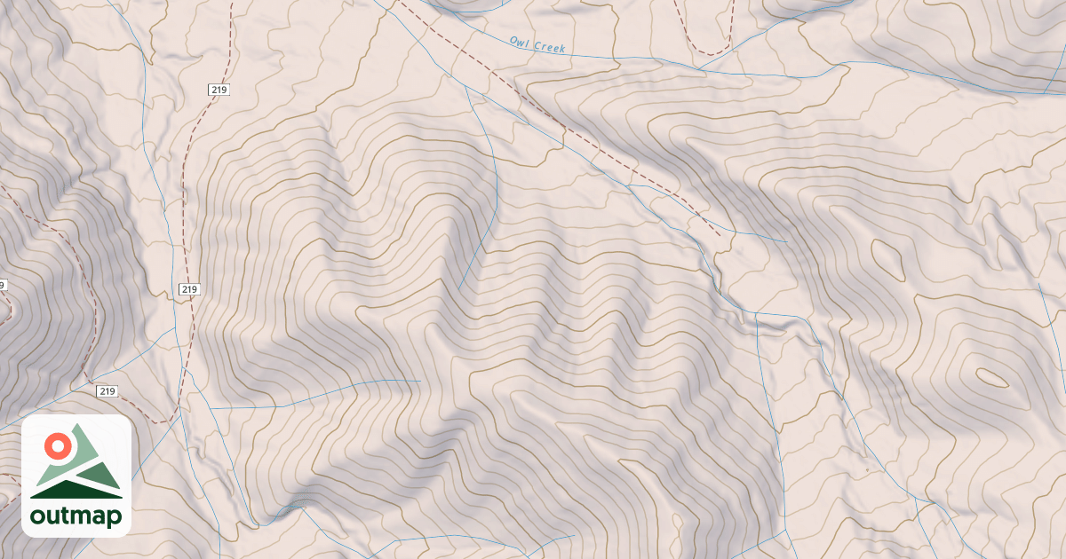 Map of USFS Motor Vehicle Use Map Trails 3819