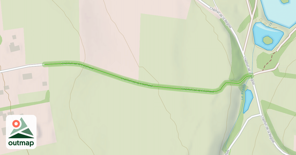 Map of Chemin de la Coumète