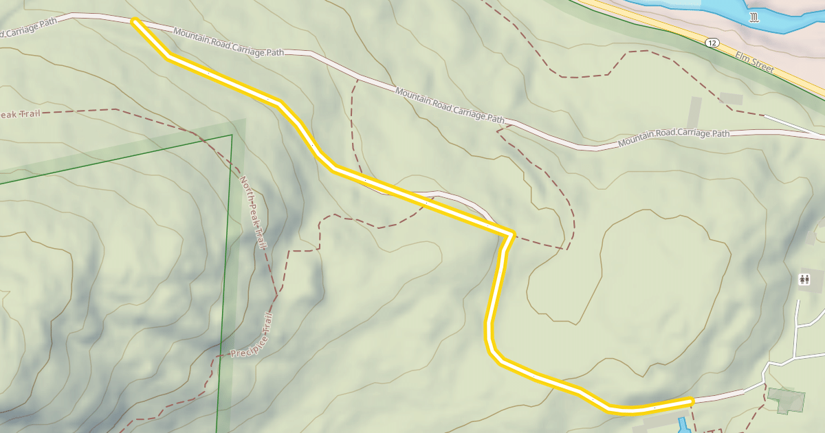 Map preview of Upper Mountain Road