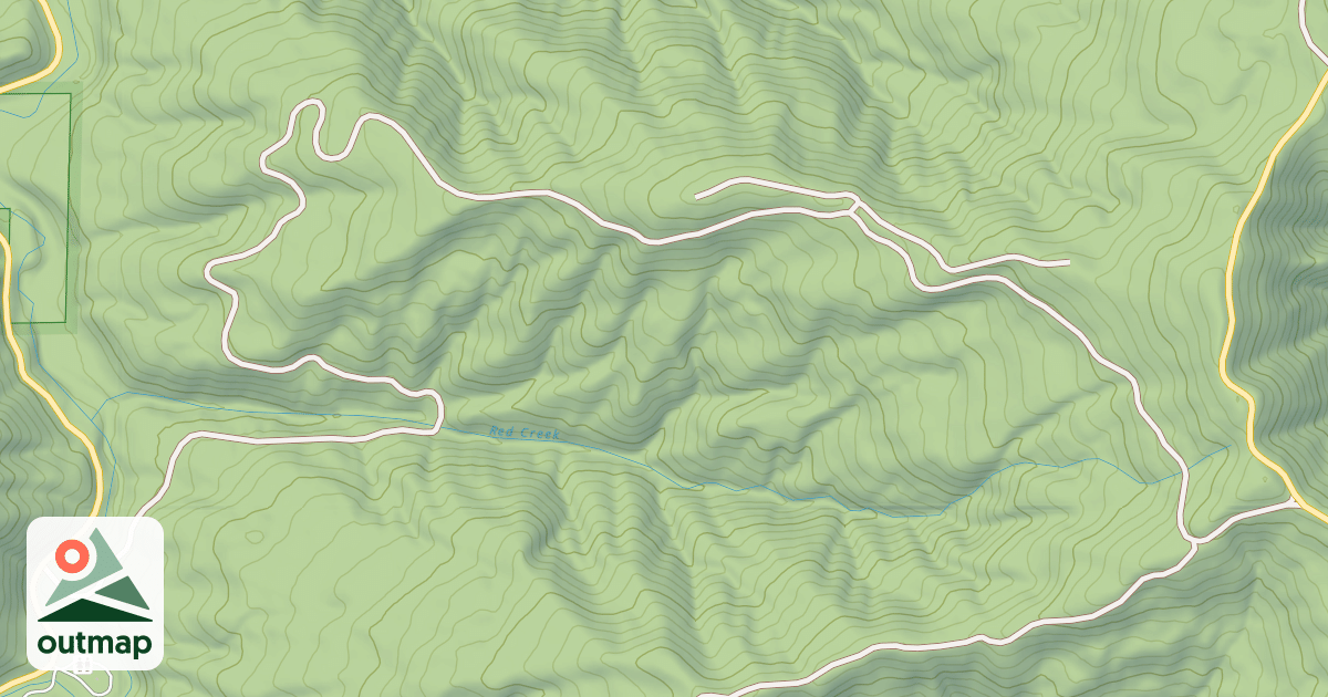 Map of USFS National Forest System Roads {DAC5EC08-9CEB-4560-9E8A-3CA0BFC30F28}
