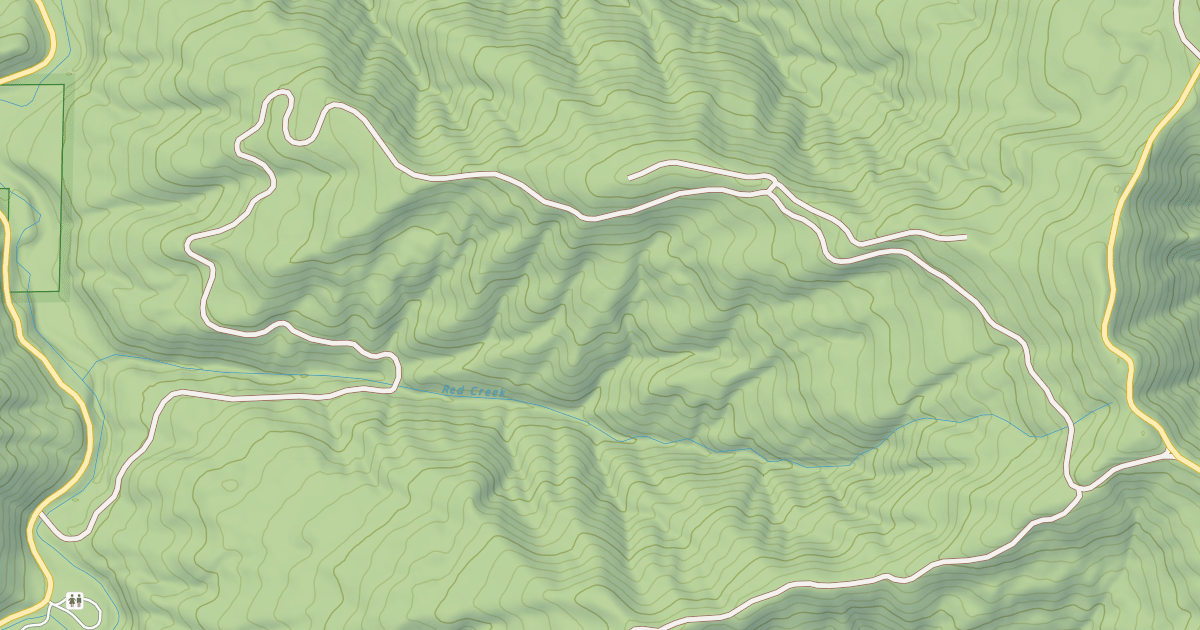 Map preview of USFS National Forest System Roads {DAC5EC08-9CEB-4560-9E8A-3CA0BFC30F28}