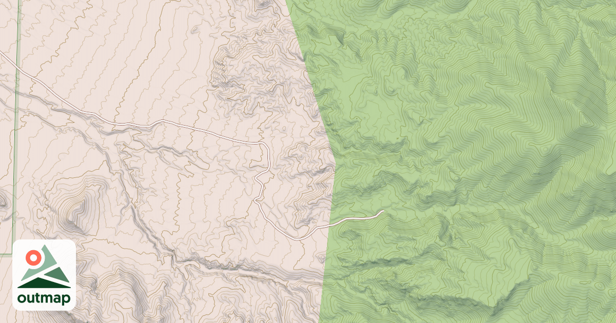 Map of NORTH FORK WILDCAT CANYON