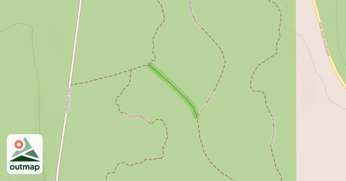 Map of Carbine Alley