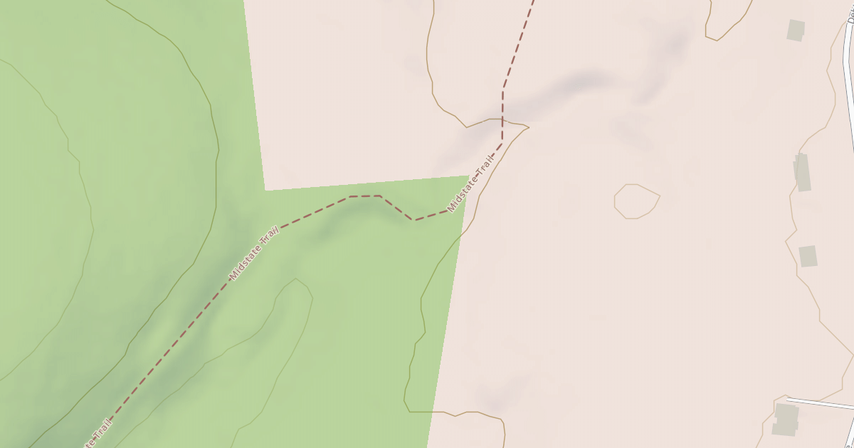 Map preview of Midstate Trail
