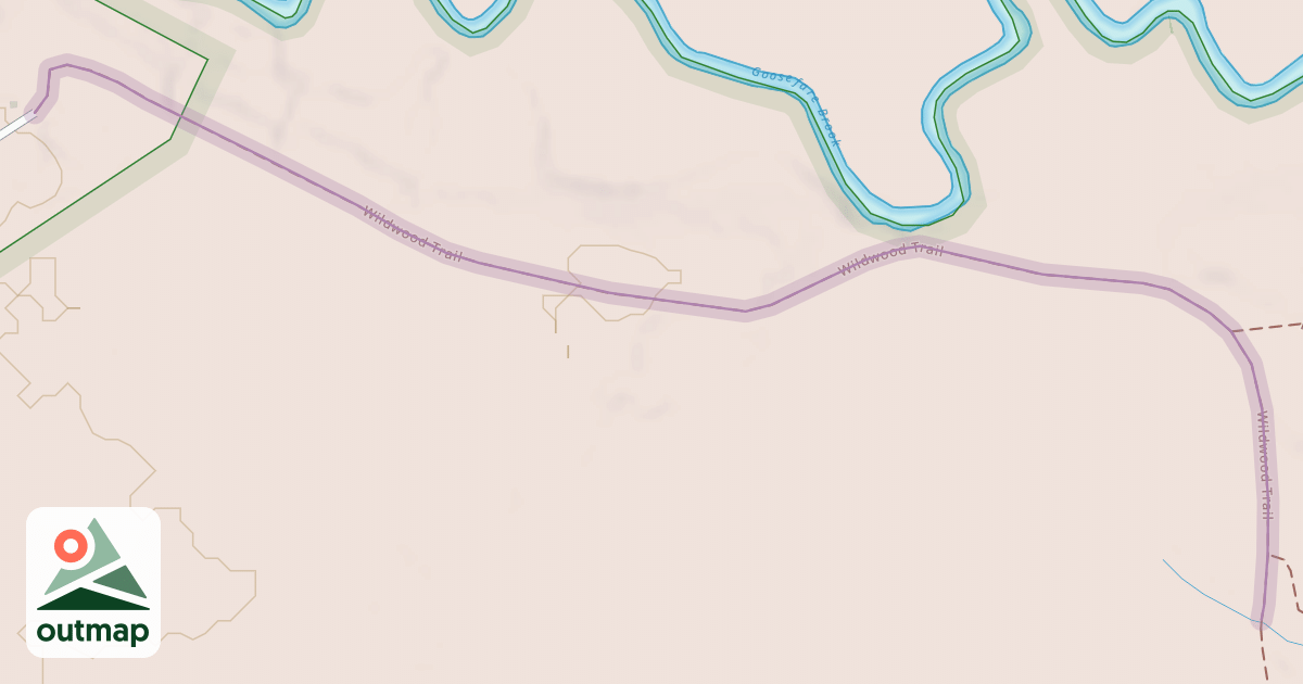 Map of Wildwood Trail