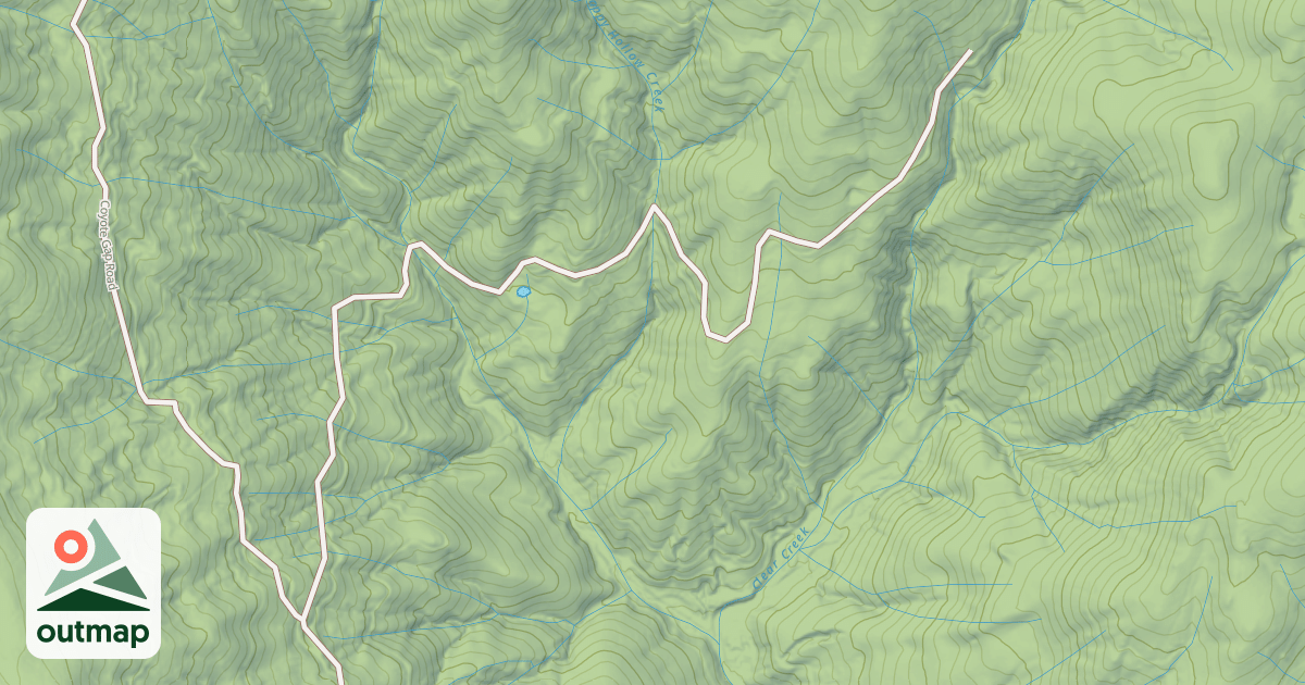 Map of HAPPY HOLLOW