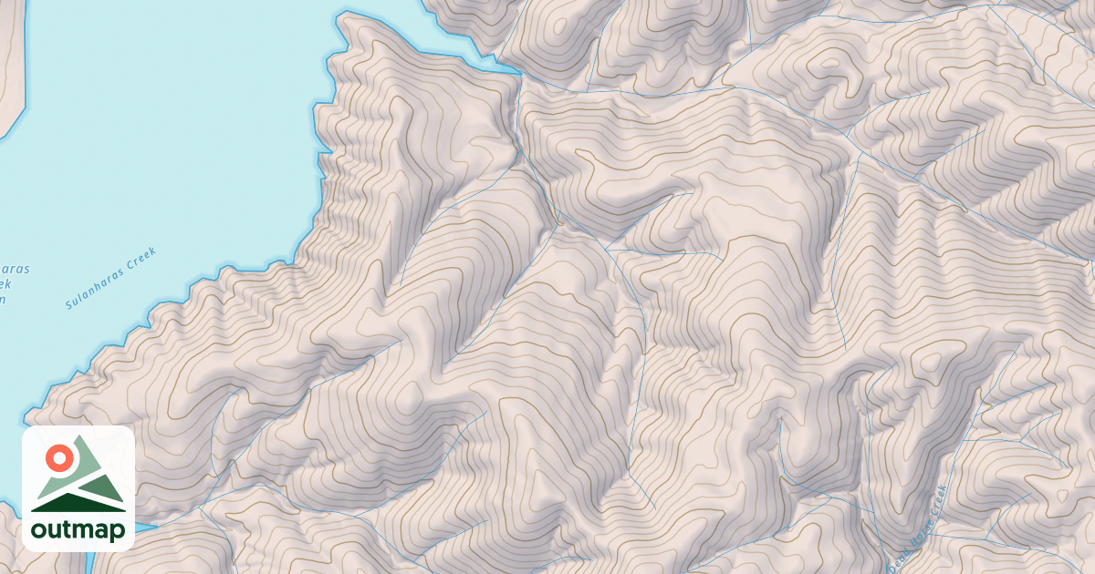 Map of BROCK MTN