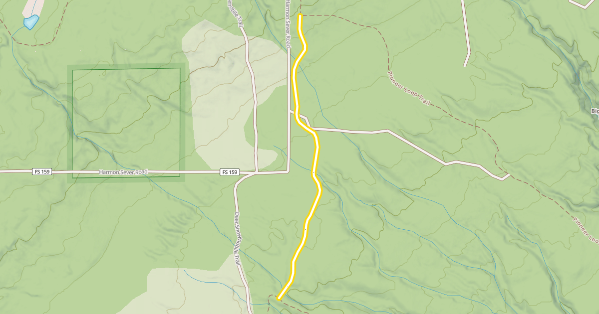 Map preview of Pioneer Loop Trail
