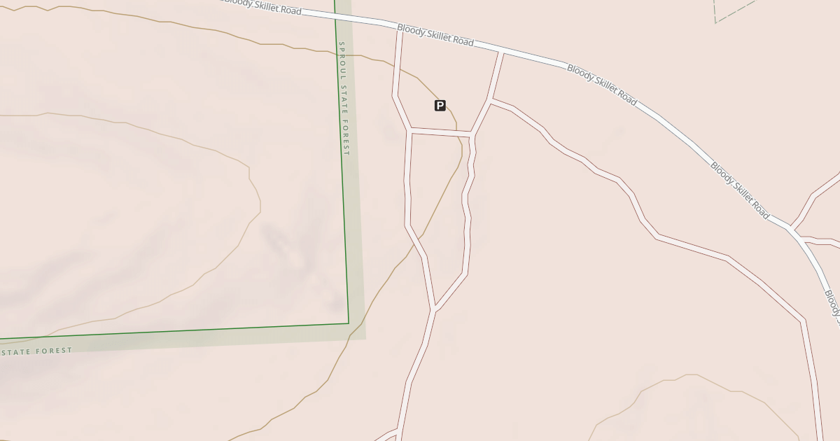 Map preview of Bloody Skillet ATV Trail