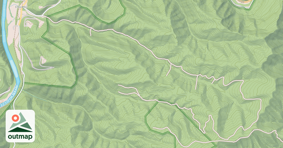 Map of STILLHOUSE RUN