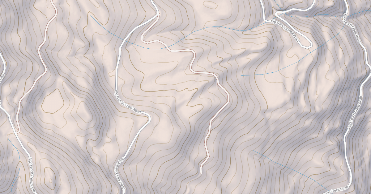 Map preview of BIG FRENCH CREEK