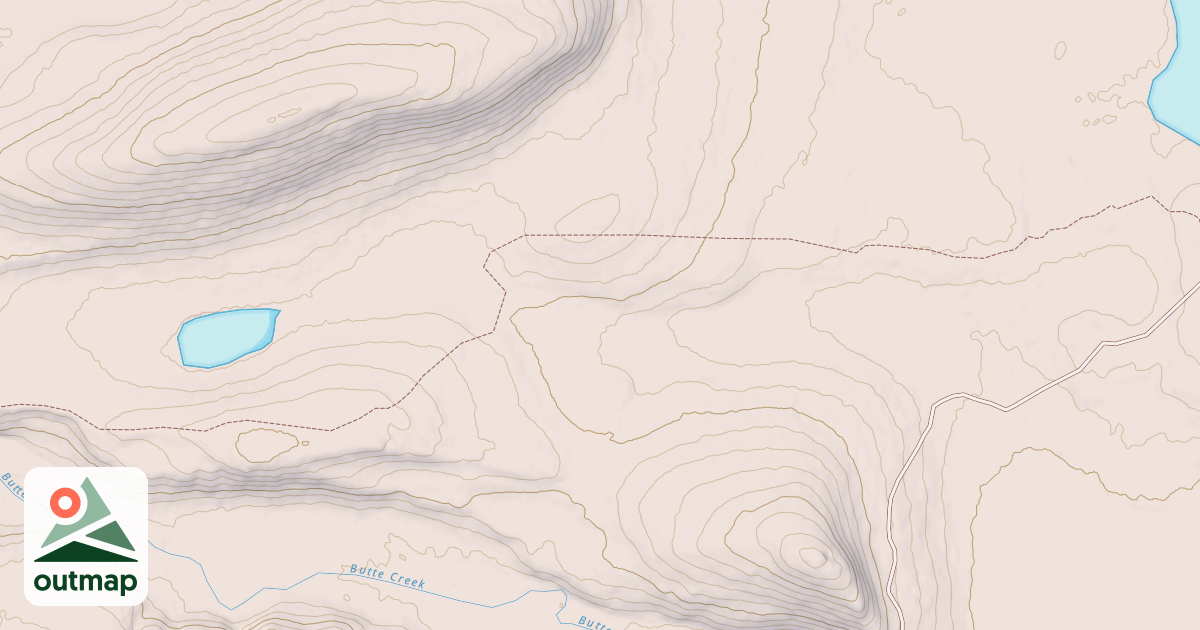 Map of Butte Creek