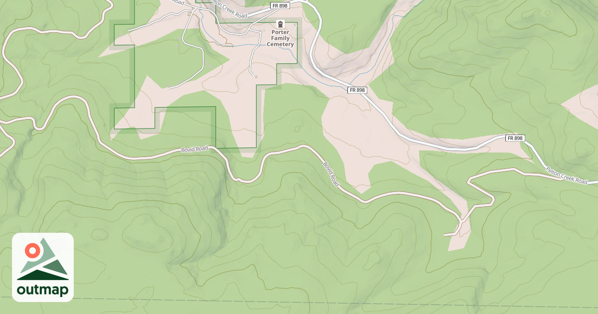Map of BOVID ROAD