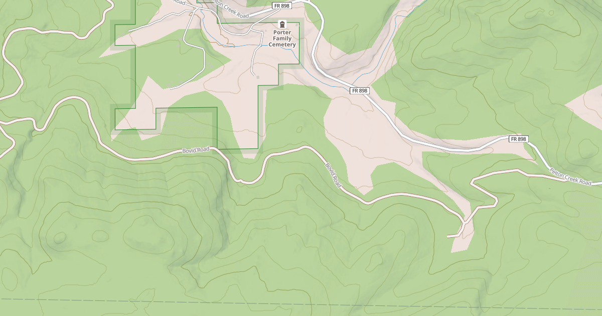 Map preview of BOVID ROAD