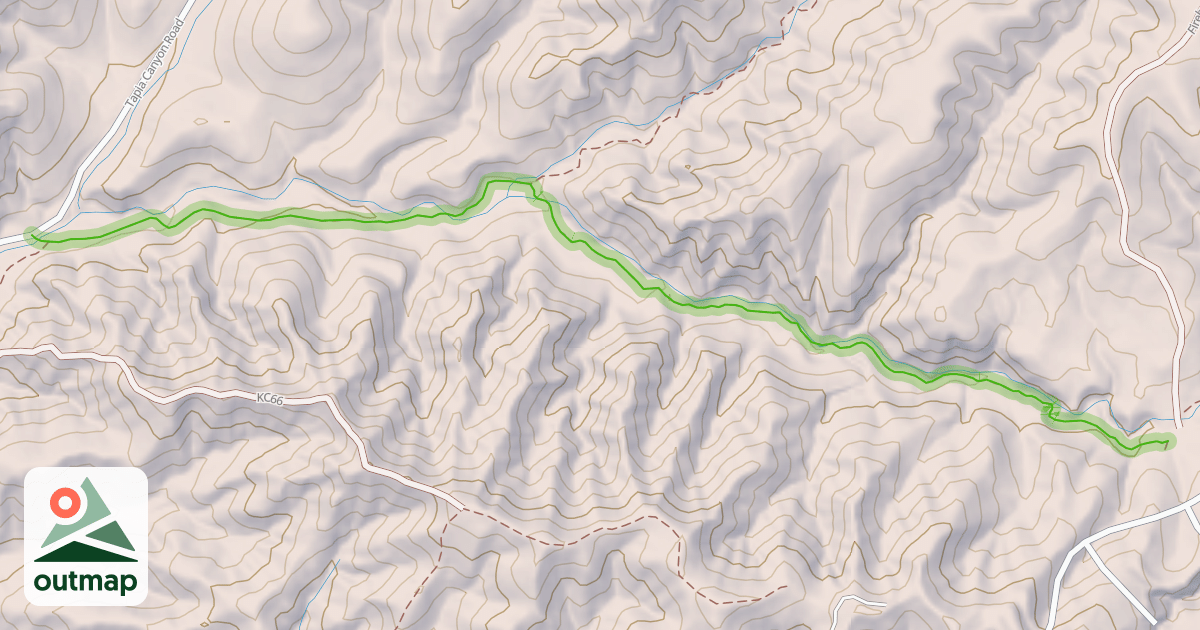 Map of Creekbed