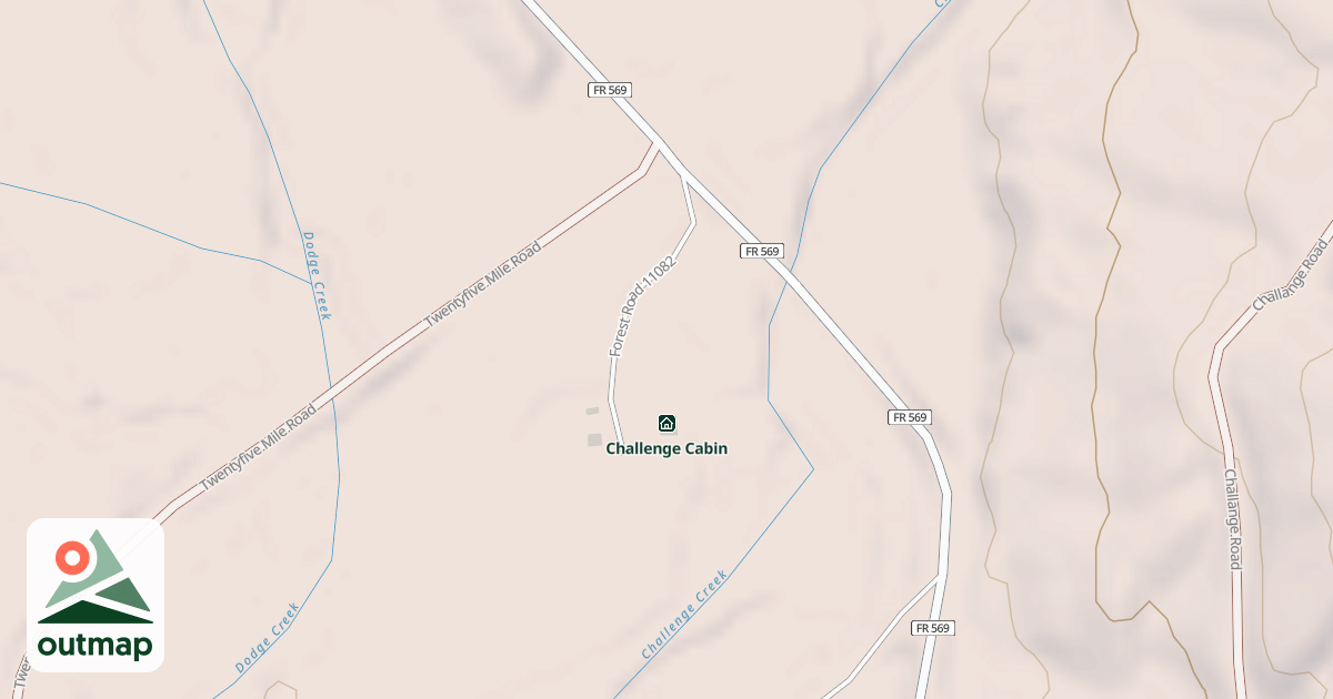Map of CHALLENGE CABIN