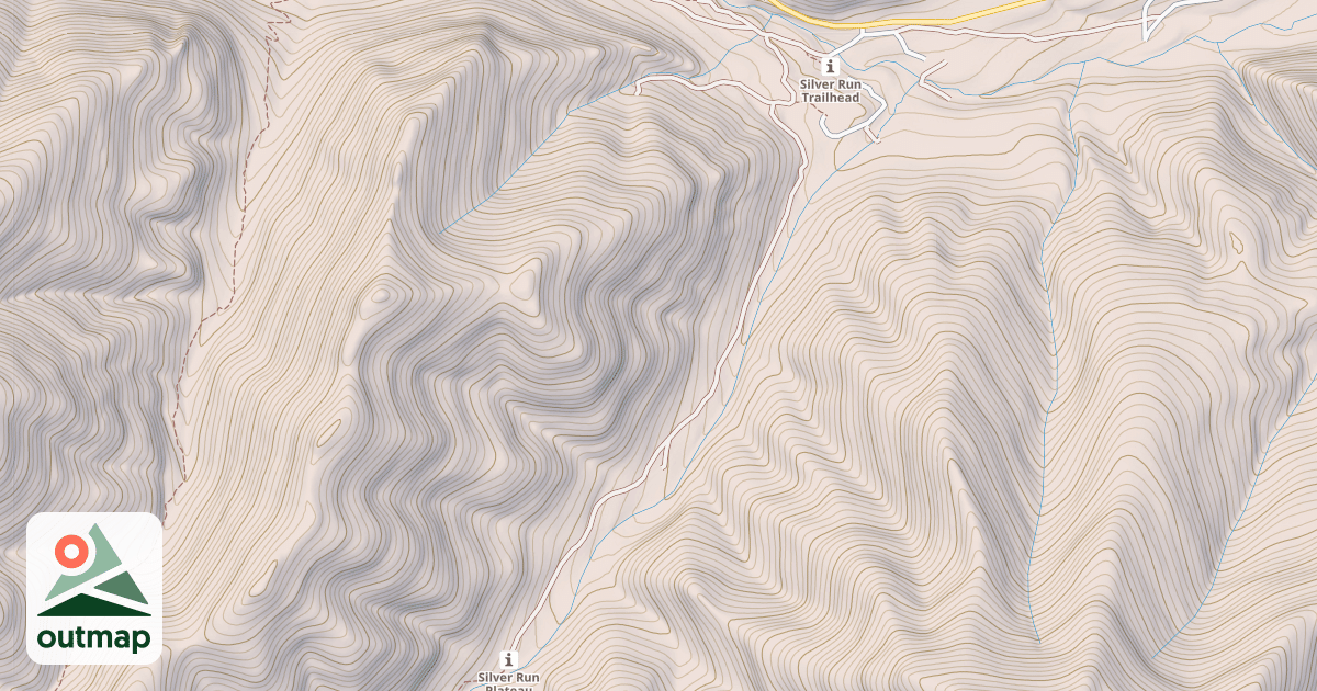 Map of SILVER RUN