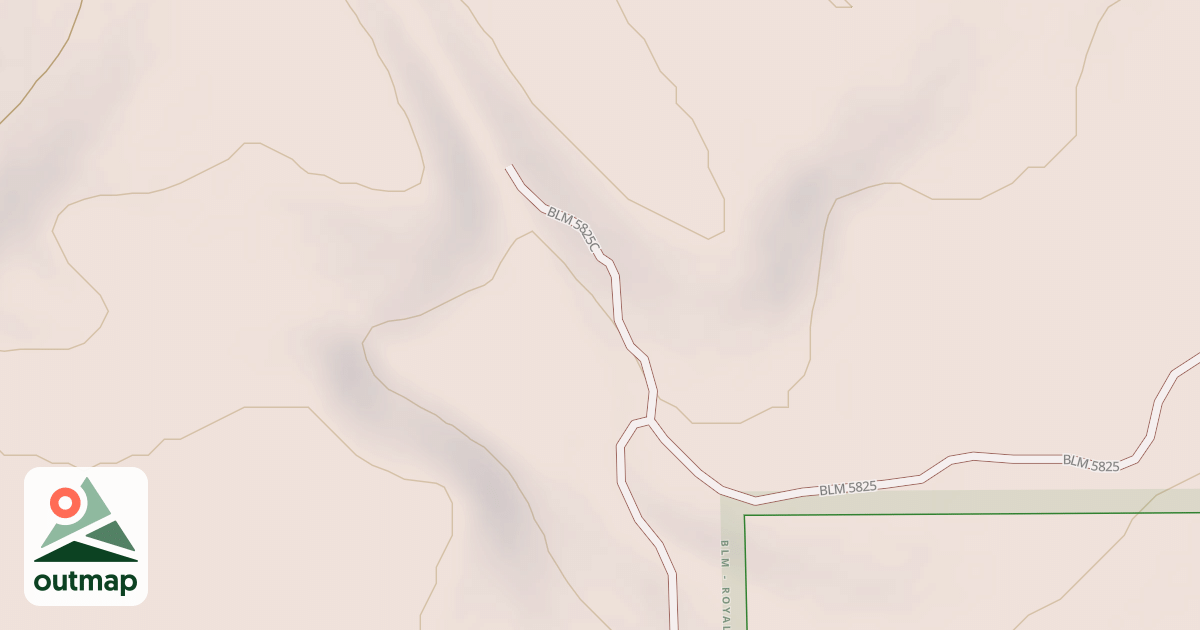 Map of BLM National GTLF Public Motorized Roads fe6e667a-5f14-4c89-9353-aaf4f76e9c7e