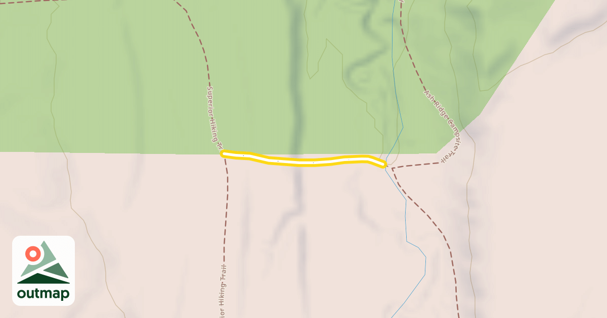 Map of Lost Lake Trail