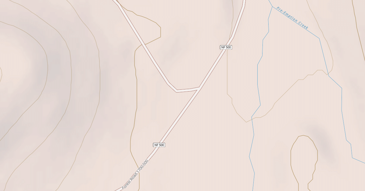 Map preview of USFS Motor Vehicle Use Map Roads {3936505D-786D-4891-AF21-3A3FB9E390FA}