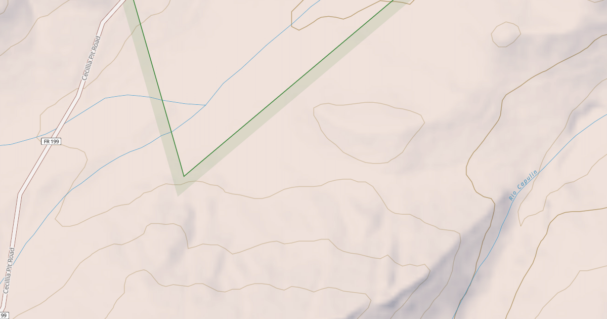 Map preview of CAPULIN CANYON