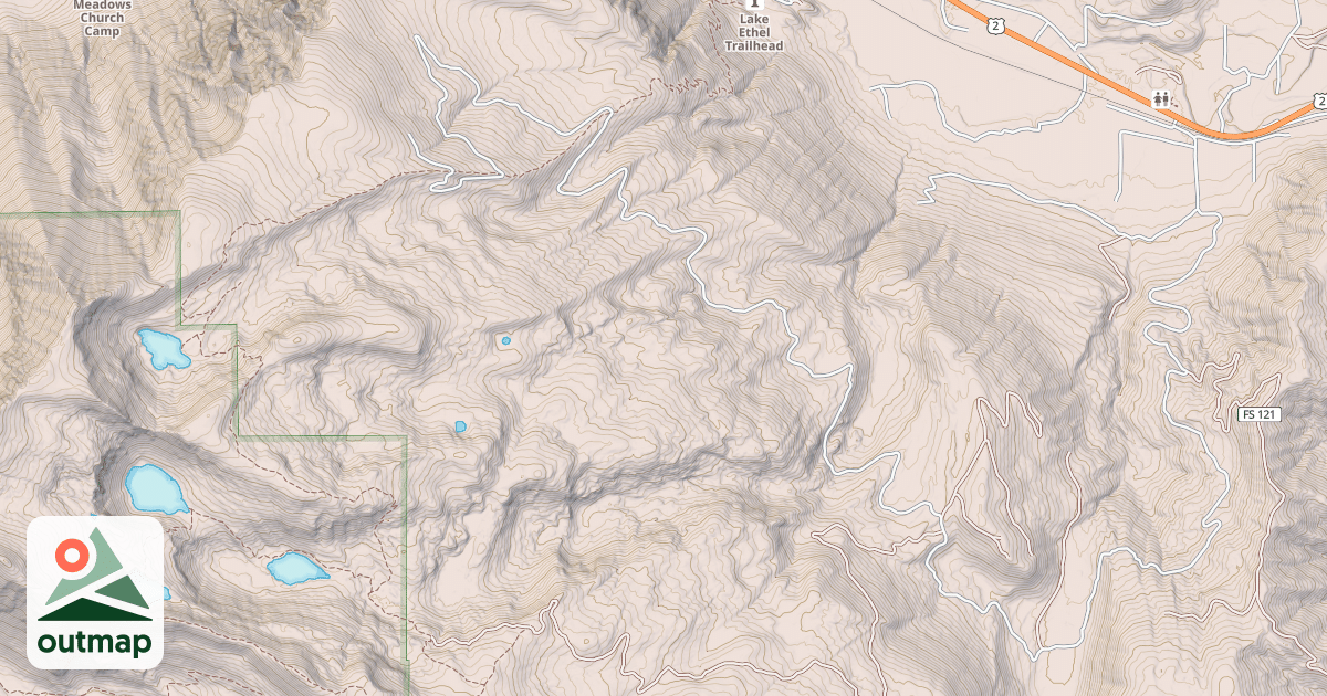 Map of COULTER CREEK