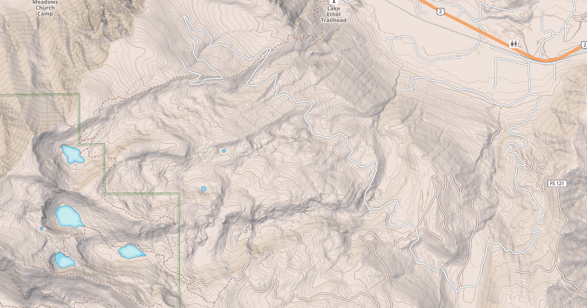 Map preview of COULTER CREEK