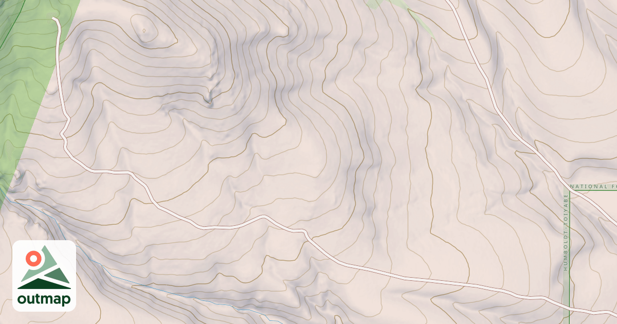 Map of COLONEL MOORE SPUR A