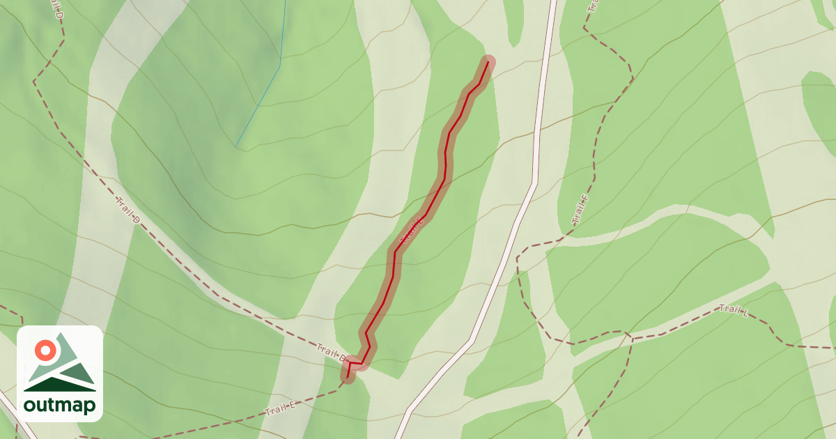 Map of Trail E