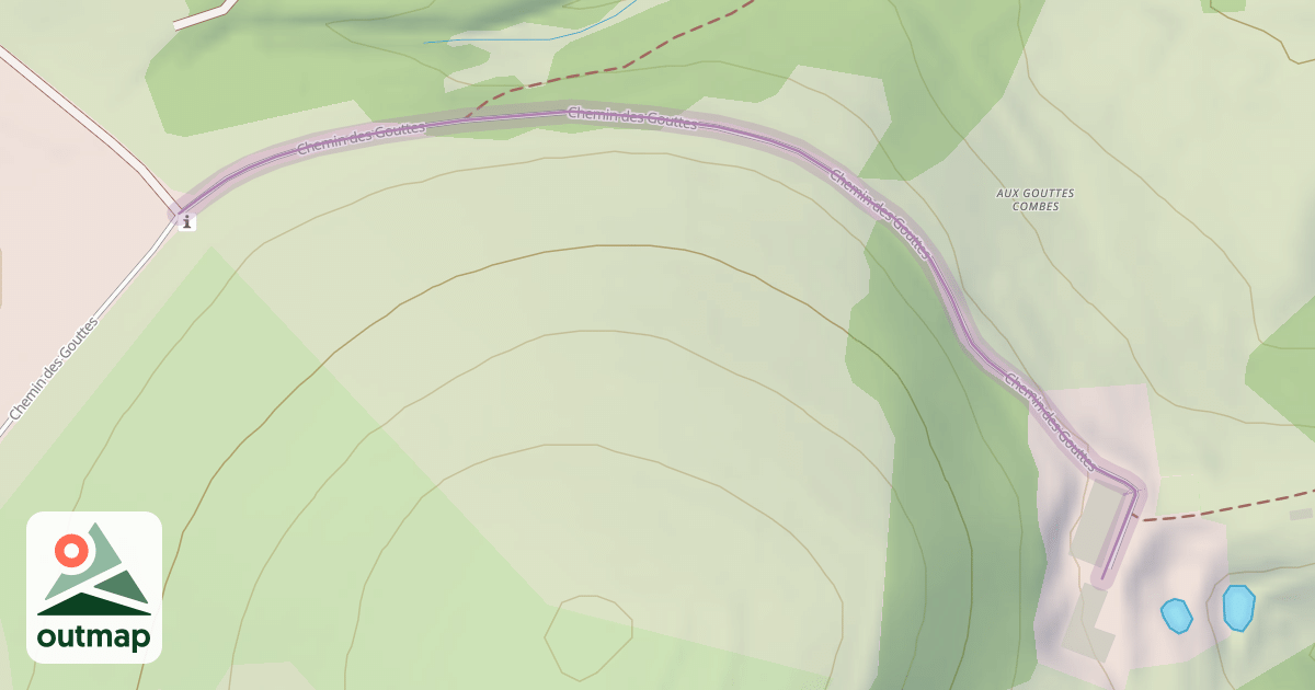Map of Chemin des Gouttes