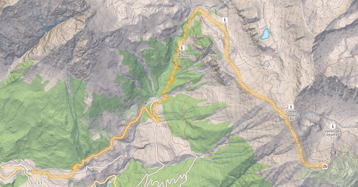 Map preview of Mont Guillaume — Château-de-Caléyère