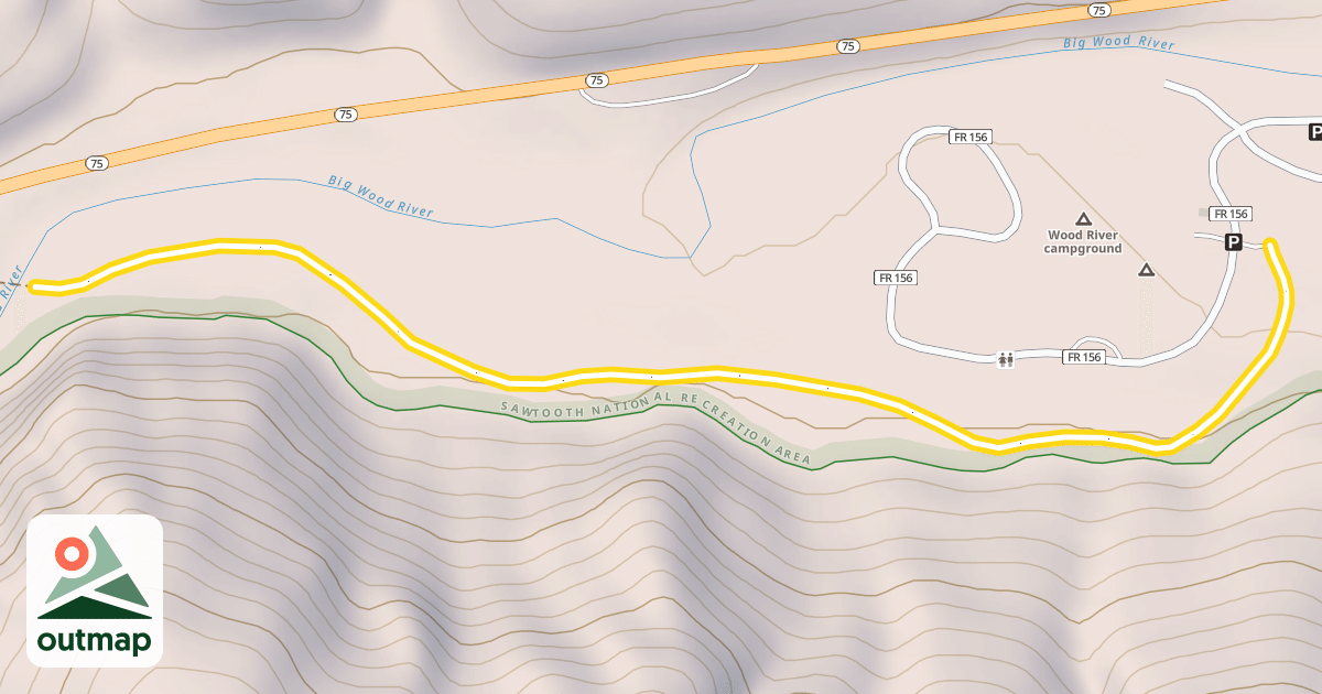 Map of Harriman Trail
