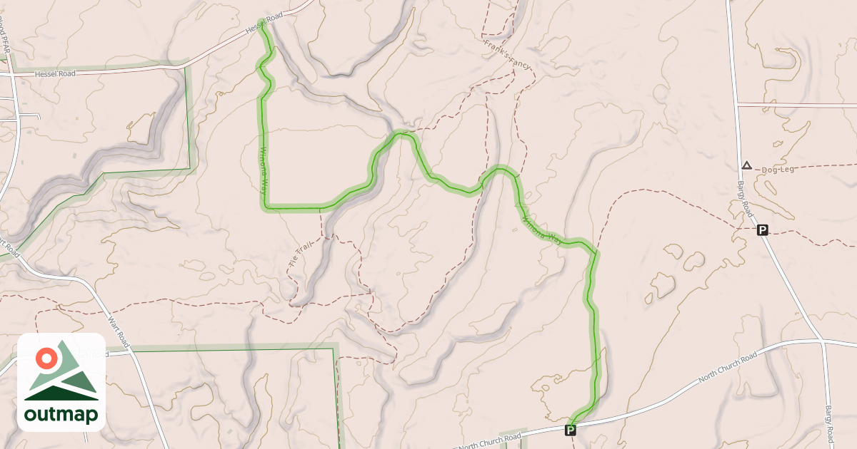 Map of Winona Way