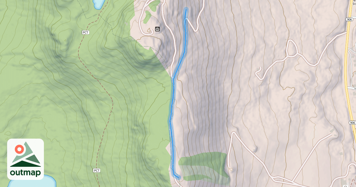 Map of Central to West Upper Crossover