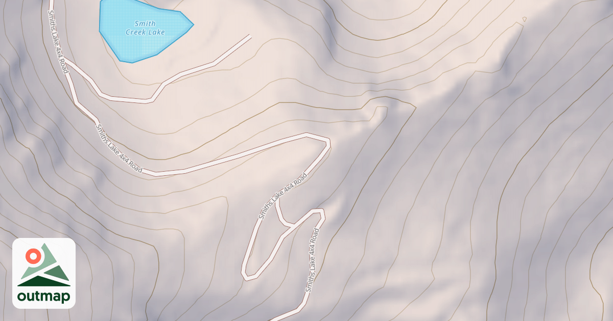 Map of SMITH LAKE 4X4