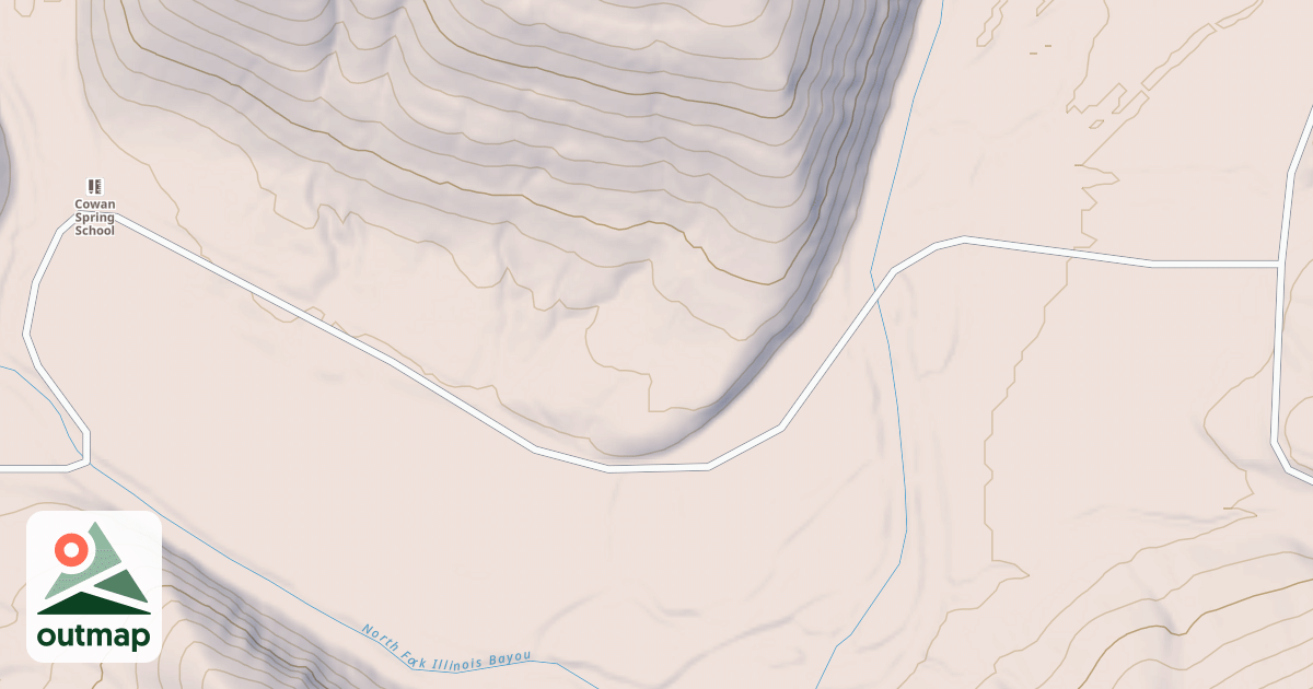 Map of COWAN HOLLOW