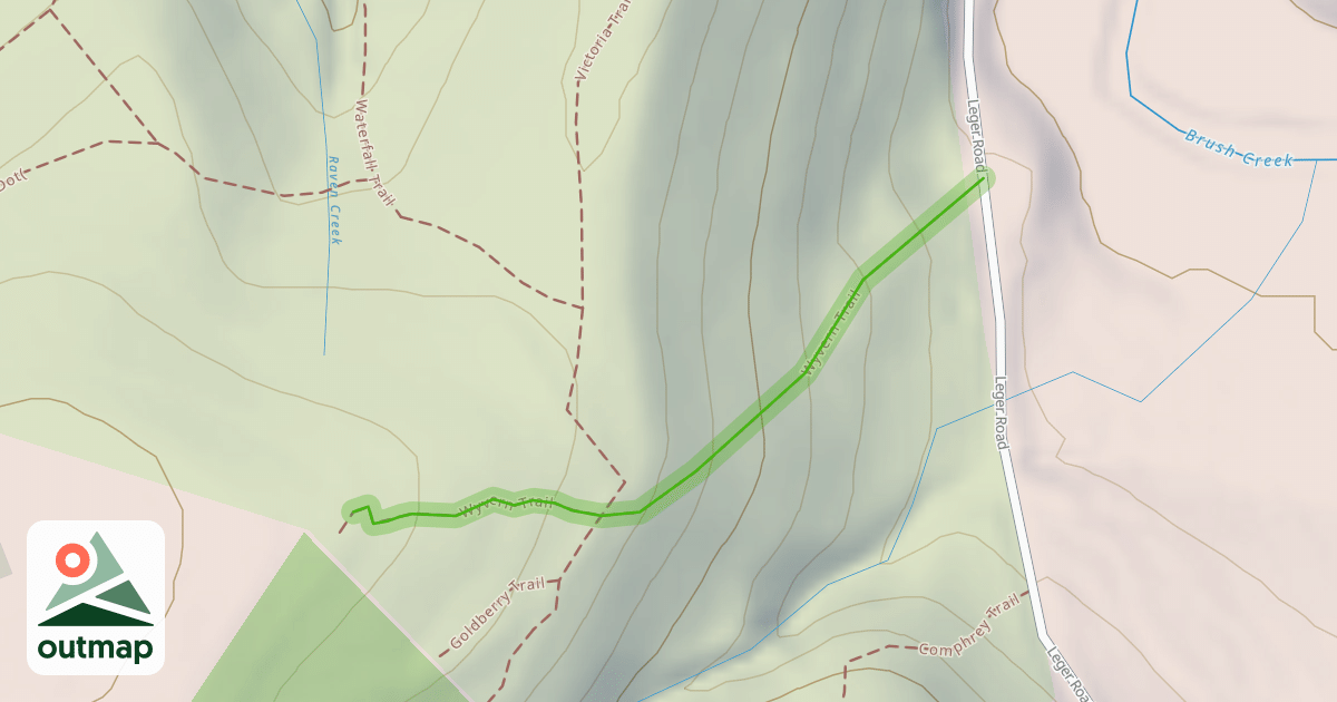 Map of Wyvern Trail