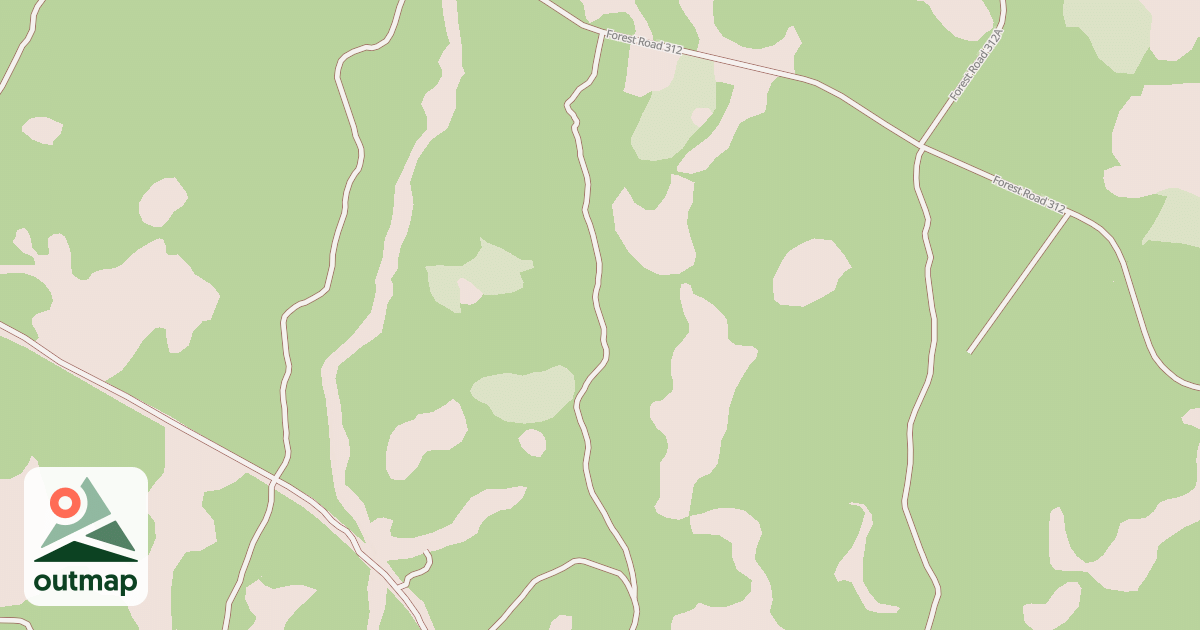 Map of USFS Motor Vehicle Use Map Roads {568115DE-868E-41FB-9D1C-765FFB9A171A}